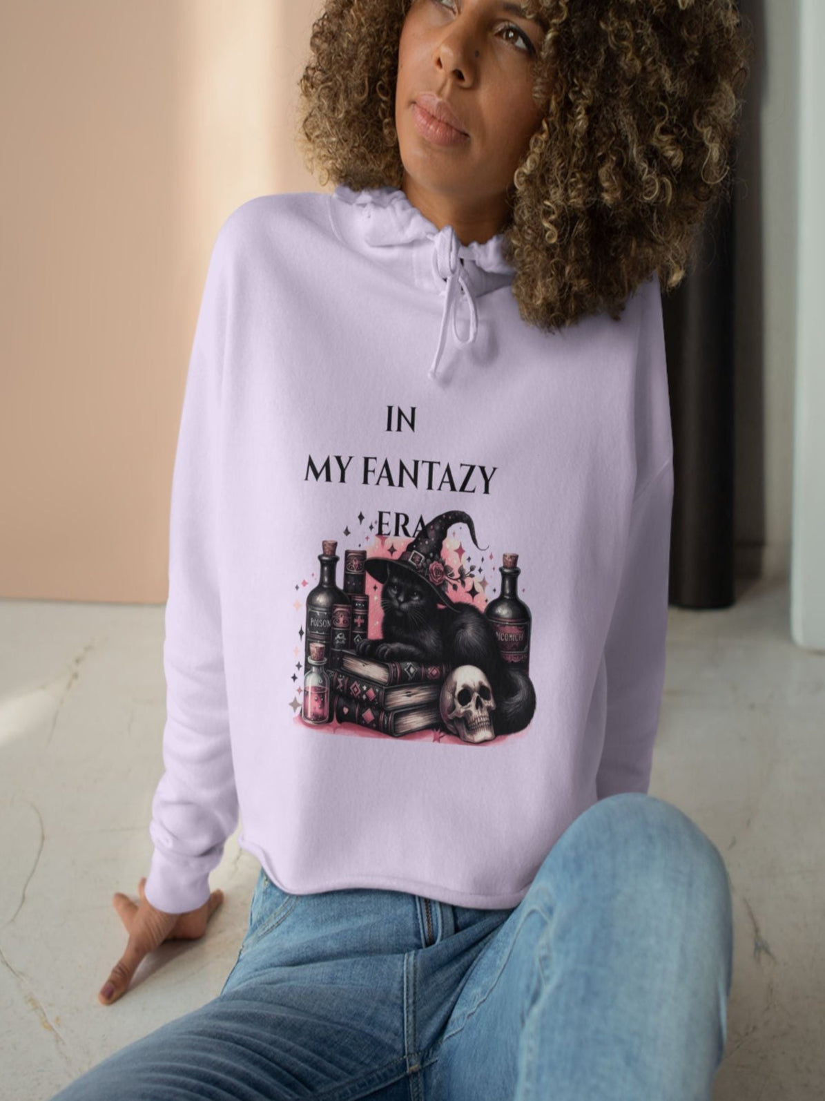 “Witchy Era Cropped Hoodie”