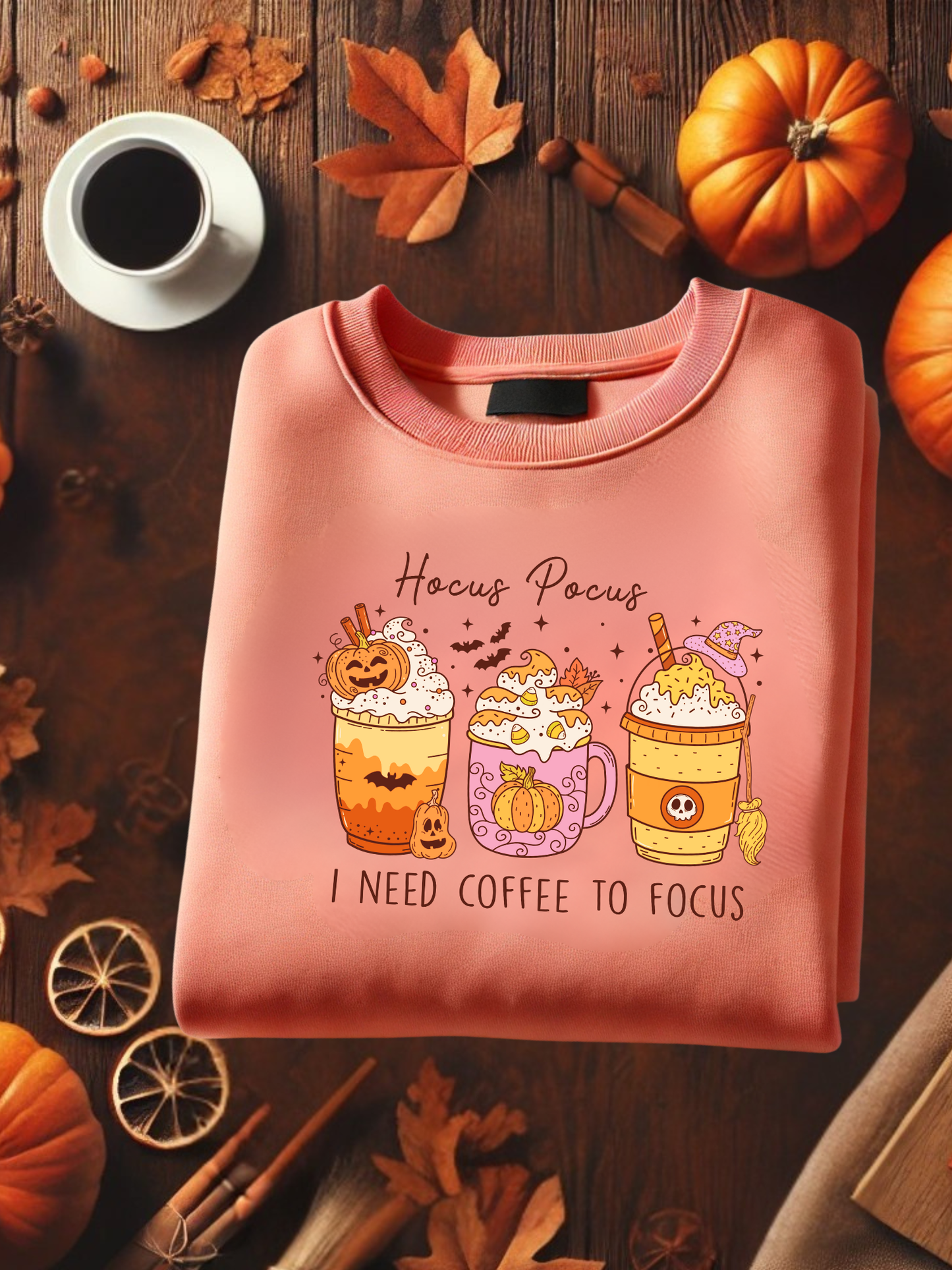 Hocus Pocus Coffee Lover Halloween Sweatshirt