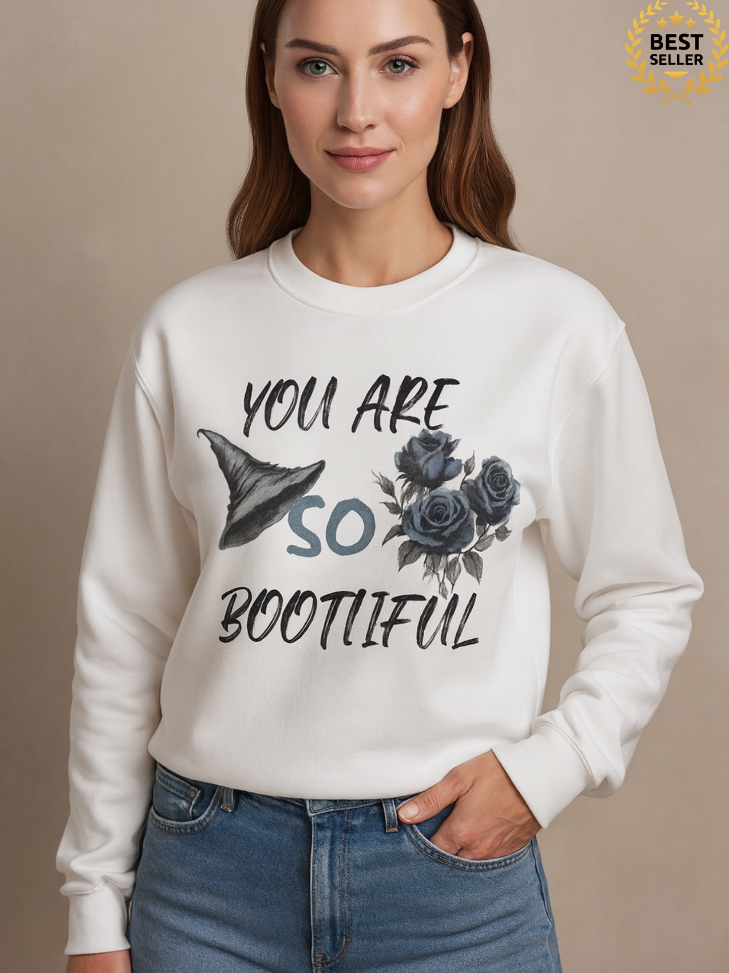 Halloween Sweatshirt “You Are So BOOtiful”